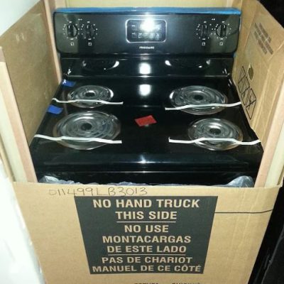 New Frigidaire Coil Top Stove