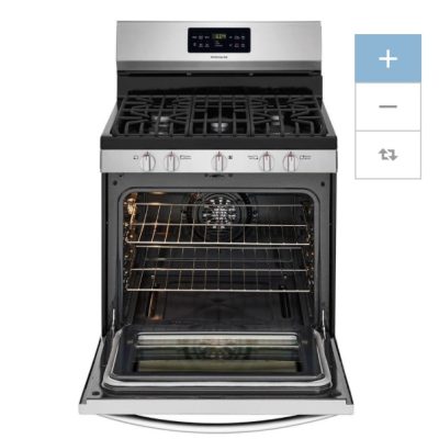 Frigidaire Gallery 5 cu. ft 5 Burner Self Cleaning Convection free-standing Gas Range in (Smudge-proof) Stainless Steel